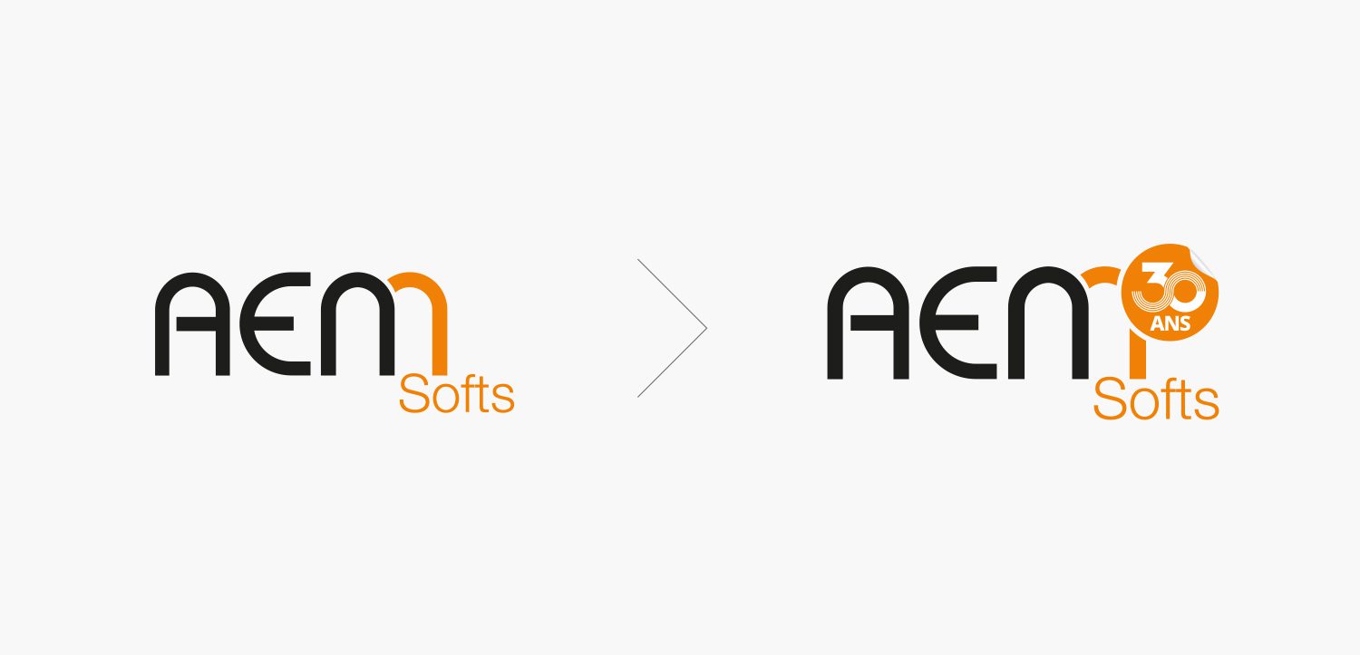 Logo 30 ans entreprise