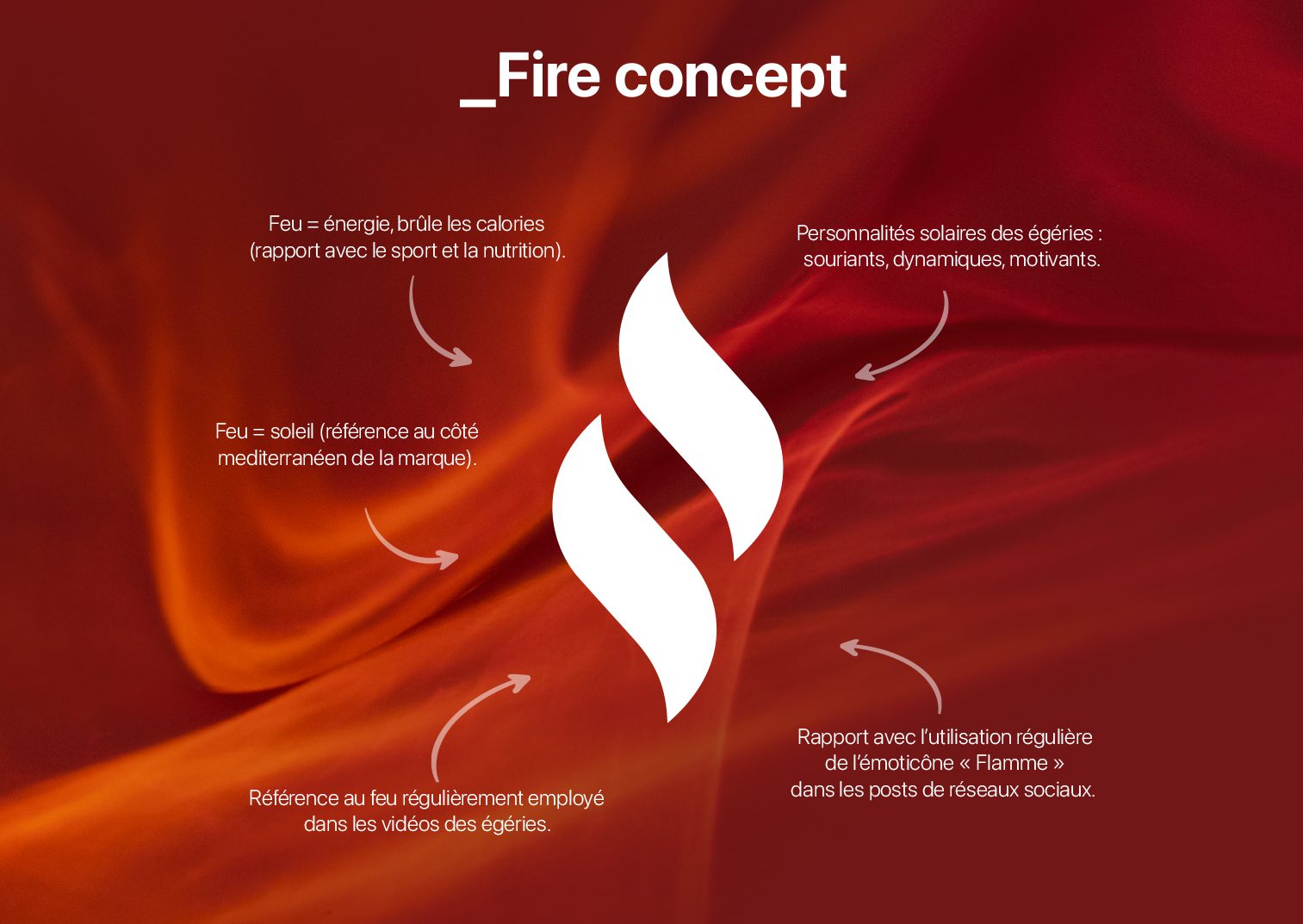 concept logo feu