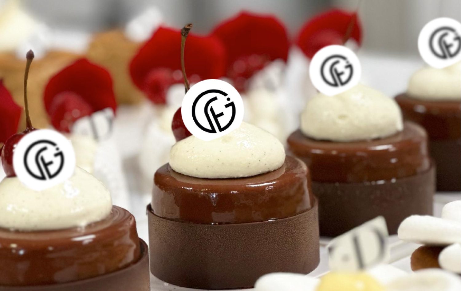 design logo gâteau