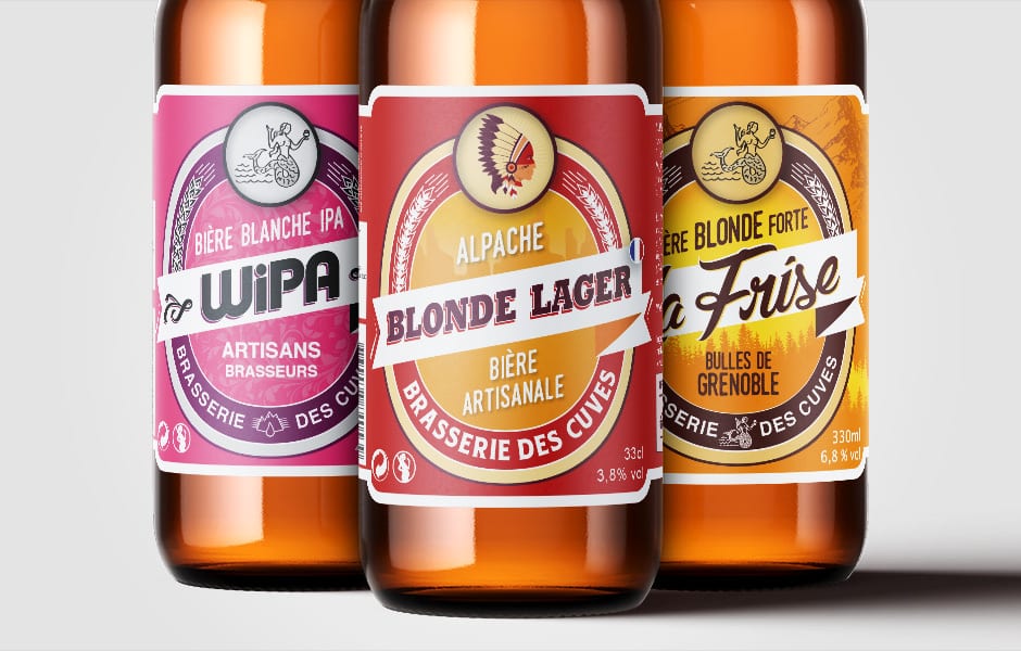 Création des étiquette de bouteilles de bière