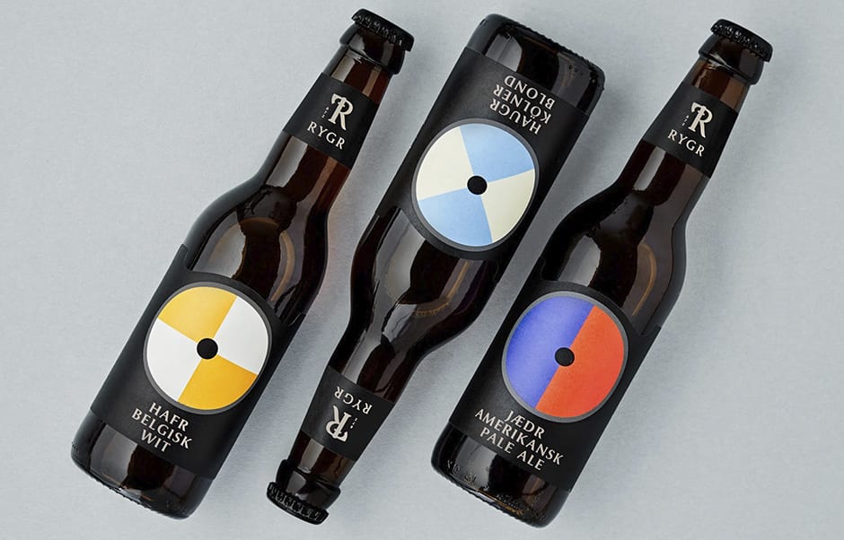 Étiquette personnalisée autocollante modèle bière artisanale