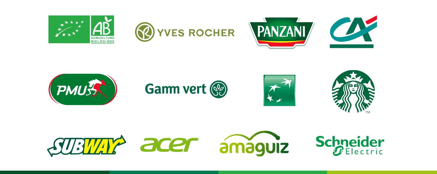 logo marque vert