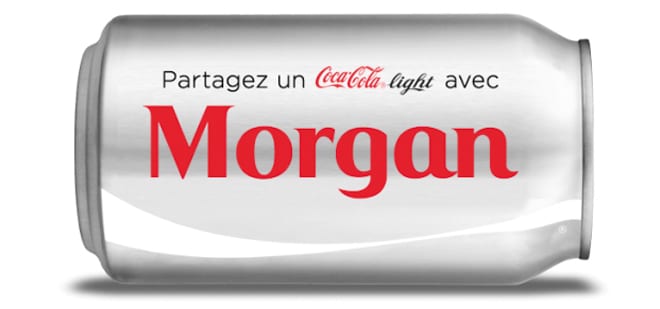 personnalisation canette coca